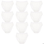 10 Pcs 일회용 속옷 순수 코튼 남성 팬티 화이트 한 사이즈 여행 보호 경량 휴대용 일회용 : 백호홀딩스