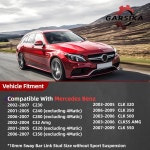 메르세데스 벤츠용 엔드 K80490 스포츠 프론트 C230 GARSIKA C280 01 03 C350 500 05 C32 스웨이 07 AMG C240 02 320 없음 CLK55 : 영시몰