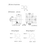 타이탄 익스트루더 3D 프린터용 Iverntech 42 Nema 17 스테퍼 모터 23mm 본체 1.8 각도 1.5A 2상 4-리드(1M 케이블 포함) 28-28 Motor... 