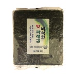 해농 맛 파래김 180g (100매) 무조미 바삭한 구운김 : 원씨푸드