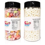 사라 캔디 팩토리 품종 탈수 마시멜로 비트, 병에 든 바닐라 마시멜로, 다양한 (바닐라 어소시에이트) Assorted -Assorted : 에이유에이케이... 