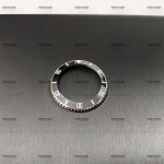 38MM 파란색-녹색 빛나는 시계 액세서리 RLX 케이스 서브에 맞는 검정색 세라믹 인서트가있는 스틸 베젤 116610 : 다온전자