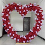 대형 하트 조형물 웨딩아치 스탠드 2m 카페 만천성 11 레이아웃 배경 그리드 2 1 싱글하트골드2 : 24스토어01