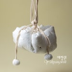 [다도 다구] 예향원 휴대용 수납용 패브릭 원단 고급 다기 싸개 파우치 E-10551 : 예향원