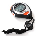 메모리형초시계 스포츠스톱워치 블랙 생활방수 초시계 : 우산조아