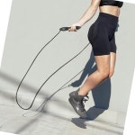 디지털 줄넘기 블랙 2in1 리듬감각 홈트레이닝 스트레스해소 : 블랙스완컴퍼니