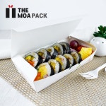 일회용 김밥 디저트 도시락 미소 2호 기성 600개 : 더모아패키지