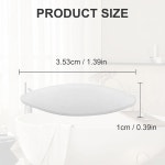 콜러 1133070/12365용 변기 시트 범퍼 8팩 - 실험실 테스트 소음 감소 및 미끄럼 방지 패드, 핏 내구성 고무 쿠션으로 좌석 안정성과 효과를... 