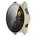 Garmin Forerunner 265 265s 케이스  유리 풀 커버리지 범퍼 PC 하드 케이스 커버 강화 유리 스크린 보호 장치 포함 : 백호글로벌1