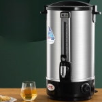 전기온수통 1500W 열방지 경제형 보온 전기물끓이기 라면온수기 6 매점 8L 이중 가열판 25L 표준 자동 전기 6 8L 이중 보온 열방지 : 든든셀렉트