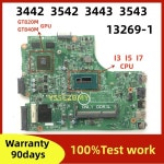13269 1 FX3MC DELL Inspiron 3442 3542 3443 3543 5748 노트북 마더보드I3 I5 I7 CPU GT820M GT840M GPU 메인보드 포함 : 샵온상사