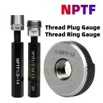 1PCS 파이프 나사 플러그 게이지 나사 링 게이지 NPTF 1/16 28 1/8 1/4 3/8 19 1/2 14 3/4 1 L1 L2 L3 측정 도구 : 샵온상사
