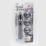 OHTO 클립 일본 가척 3WAY 오토클립 3사이즈 사용가능 문서 날크립 사무용집게 : 아리랑유통