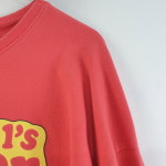 여FREE 레드 그래픽 루즈 맨투맨티 J4714 : 빈티지올데이