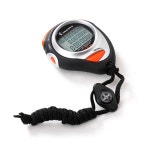 메모리형초시계 스포츠스톱워치 블랙 생활방수 초시계 : 우산조아