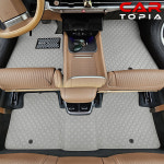 2026 EV9 스퀘어 가죽 바닥매트 6인승 1열 카매트 용품 : 카토피아 Cartopia