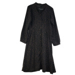 YULL 여FREE 블랙 프린팅 오픈 원피스 J4708 : 빈티지올데이