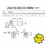 JGA16-030 6V12V   드 모터 12~923 저속 고토크 조정 가능한 정방향 및 전력 1.3W : 바이포유2