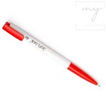 내집방 소프트 볼 볼펜 0.7mm 레드 필기볼펜 : 내집방