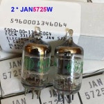 진공관 JAN 5725 진공 오디오 전자 가능 튜브 2 EF95 프리 용 6J2 교체 5725W 6K4 밸브 6CCH1 6AK5 페어링 로 : 루티노