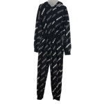 MIX2MIX 여M 블랙 레터링 점프수트 J4732 : 빈티지올데이