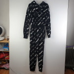 MIX2MIX 여M 블랙 레터링 점프수트 J4732 : 빈티지올데이