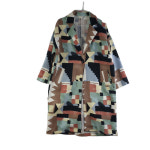 FUEL 여FREE 배색 모직 오버 롱 코트 J4746 : 빈티지올데이