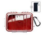 펠리칸 1020 마이크로 케이스 레드클리어 + 피지테크 리더기 세트 : 디앤제이마트