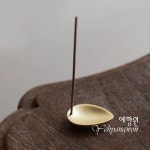 [인센스 향로 스틱홀더] 예향원 고급 동합금 꽃잎 인센스 향꽂이 E-10553 : 예향원