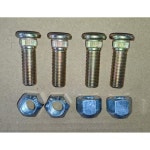 4PCS 후륜 허브 볼트 스터드 JW8 G4178 00 G8 G9 1992 UP G14 G16 G19 G20 G21 G22 G29 골프 카트용 러그 너트 교체 : 루루포포