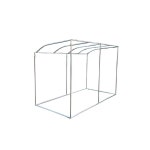 비닐하우스 농막 짓기 뼈대 프레임 창고 자재 미니 온실 조립식 텃밭 파이프 : 티아이엔글로벌