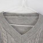 여FREE 그레이 케이블 V넥 크롭 니트 J4750 : 빈티지올데이