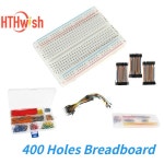 PCB BOARD 솔더리스 10CM 길이 140 듀폰 포인트 와이어 키트 테스트 DIY 점퍼 브레드보드 미니 라인 14 840 프로토보드 400 : TTagent