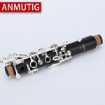 ANMUTIG 클라리넷 18 키 Bb 에보니 파이프 바디 소재 실버 도금 G5111 : 십일룡산업