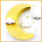 3D 달 모양 실리콘 케이크 몰드, 크레센트 달빛 소나타 무스 팬 빵 피자 베이킹 몰드 주방 베이크웨어 도구 : DealIt