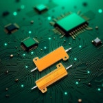 2Pcs 골드 50W 와트 7옴 7R 알루미늄 하우징 권선 저항 수동 구성 요소 : 퍼플드림마켓