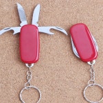 오픈비 4종 열쇠고리 미니 멀티툴 폴딩나이프 휴대용 포켓멀티툴 : 오픈비스토어