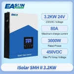 EASUN 브리드 태양광 인버터 순수 사인파 MPPT 80A 450VDC 온/오프 충전기 컨트롤러 3000W : 이룸종합상사42