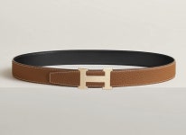 에르메스 남성 5382 포부르 벨트 버클 & 양면 가죽 스트랩 32mm H010758UP2K : 영국언니 구매대행