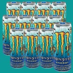 몬스터 에너지 레모네이드 355ml 12캔 제로슈가 고카페인 : 블루버닝