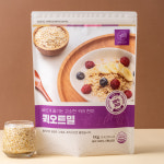 안심곳간 퀵오트밀 100% 압착 귀리 오리지널, 1kg, 1개 : 안심곳간