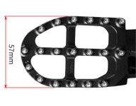 지타 WR250F YZ250F 알루미늄 풋페그 G5993 모토라인 바이크 ZETA 야마하 : MOTO LINE