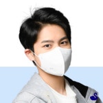 NS 슬림핏 KF94 마스크 대형 화이트 100매 등산용마스크 덴탈마스크 : 네이비스완