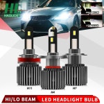 HL 2개 H4 H7 H11 슈퍼 밝은 LED 헤드라이트 전구 6000K 자동차 오토바이용 상향등/하향등 12V 24V 플러그 앤 플레이 : 바이셀써리세븐