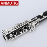 ANMUTIG 클라리넷 18 키 Bb 에보니 파이프 바디 소재 실버 도금 G5111 : 십일룡산업