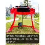 파라솔바람막이 가림막 그늘 투명 바람막이 방수포 방풍 비닐 빨간 막이 천막 캐노피 3m 3베이지투명턱받이/무지못 : 파셀몰3