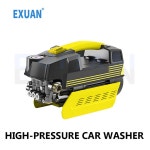 220V 자동차 세탁기 세차기 바닥 청소 완전 안뜰 기계 고압 휴대용 세차 자동 가정용 Package : 키이로 마켓