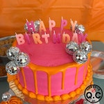 미러 볼 케이크 장식 실버 디스코 토퍼 레트로 댄스 파티 클럽 컵케익 웨딩 생일 용품 : 티앤씨 코리아