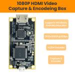 라이브 스트리밍용 비디오 캡처 인코더 HDMI-USB 비디오 레코더 게임 그래버  H264 HDMI-UVC HDMI 2USB HDMI2UVC : 리치107