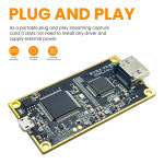 라이브 스트리밍용 비디오 캡처 인코더 HDMI-USB 비디오 레코더 게임 그래버  H264 HDMI-UVC HDMI 2USB HDMI2UVC : 리치107